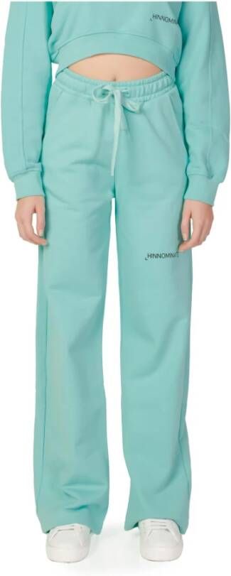 Hinnominate Wide Trousers Blue Dames