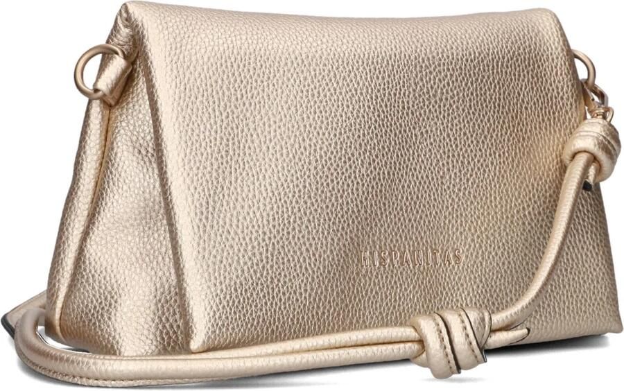 Hispanitas Gouden Leren Dames Handtassen Yellow Dames