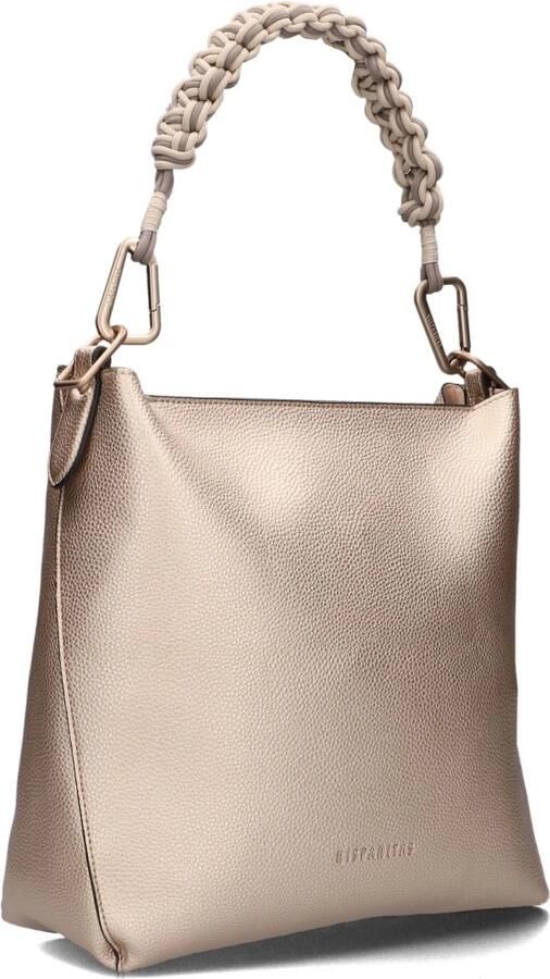 Hispanitas Leren Dames Handtassen in Brons Brown Dames