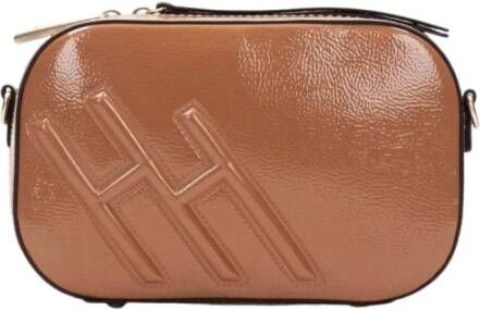 Hispanitas Stijlvolle Kameel Cross Body Tas Bruin Dames