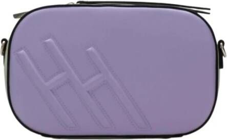 Hispanitas Stijlvolle Malva Groene Cross Body Tas Purple Dames