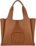 Hogan Gestructureerde leren shopper met Maxi H Brown Dames - Thumbnail 1