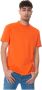 Hogan Klassieke Logo T-shirt Oranje Heren - Thumbnail 1