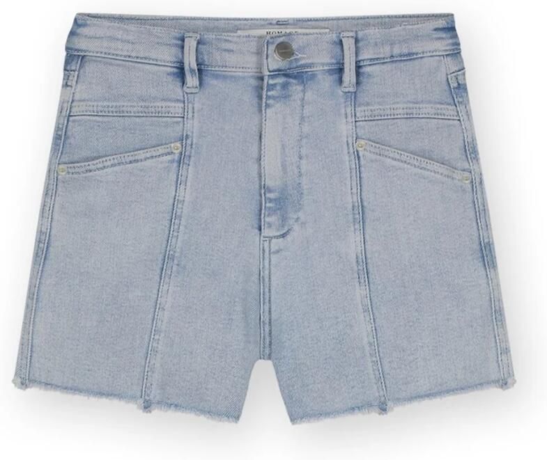 Homage to Denim straight fit short light blue denim