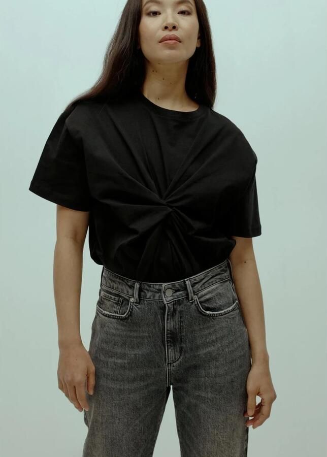 Homage to Denim mid waist relaxed straight leg jeans Scotti vintage grey - Foto 3
