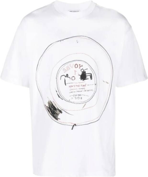 Honey Fucking Dijon Basquiat Grafische Print T-Shirt White Heren