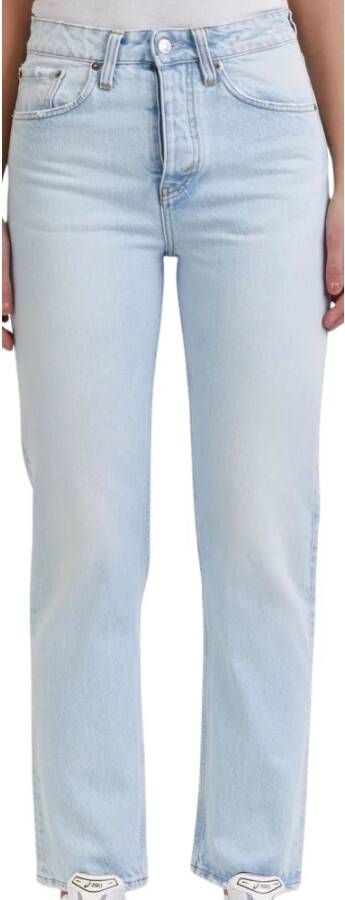 Hope Straight Trousers Blauw Dames