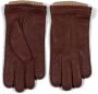Howard London Bruine Mateo Leren Handschoenen Bruin Heren - Thumbnail 1