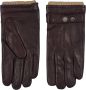 Howard London Donkerbruine Leren Handschoenen voor Heren Bruin Heren - Thumbnail 1