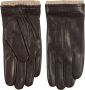 Howard London Donkerbruine Leren Handschoenen voor Heren Bruin Heren - Thumbnail 1