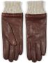 Howard London Ella Leren Dameshandschoenen Brown Dames - Thumbnail 1