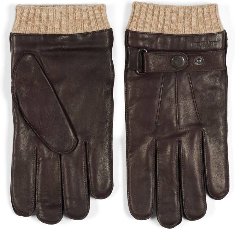 Howard London Handschoenen Bruin Heren