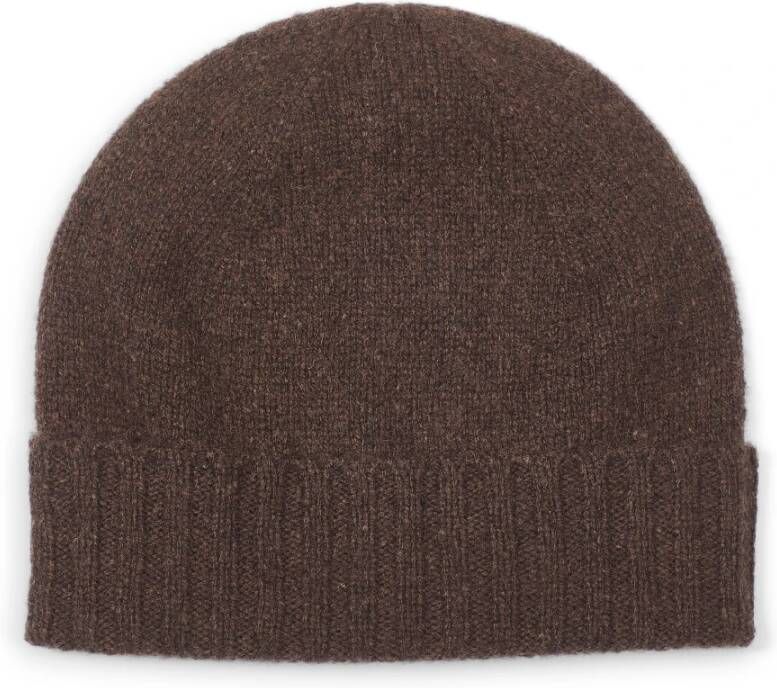 Howard London Klassieke Cashmere Beanie Bruin Heren