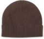 Howard London Klassieke Cashmere Beanie Bruin Heren - Thumbnail 1