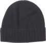 Howard London Klassieke Zwarte Cashmere Beanie Zwart Heren - Thumbnail 1