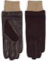 Howard London Leah Donkerbruine Leren Handschoenen Bruin Heren - Thumbnail 1
