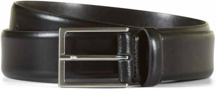 Howard London Zwarte Leren Riem Klassiek Ontwerp Black Heren