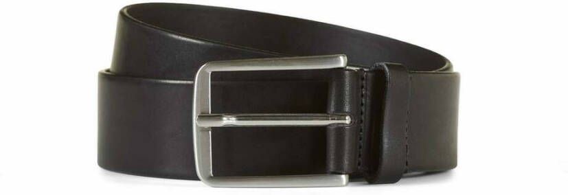 Howard London Lederen jeans riem Asher Zwart Heren