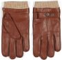 Howard London Premium Bruine Leren Handschoenen voor Heren Bruin Heren - Thumbnail 1