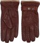 Howard London Premium Bruine Leren Handschoenen voor Heren Bruin Heren - Thumbnail 1