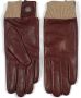Howard London Premium Leren Handschoenen Bruin voor Dames Bruin Heren - Thumbnail 1