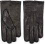 Howard London Zwarte Leren Handschoenen voor Heren Zwart Heren - Thumbnail 1