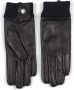 Howard London Zwarte Lily Leren Handschoenen voor Vrouwen Zwart Heren - Thumbnail 1