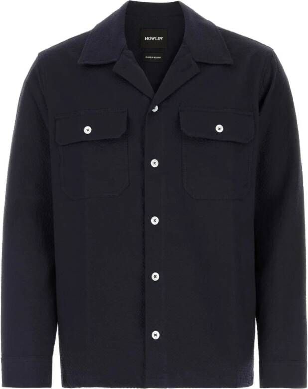 Howlin' Casual overhemd Blauw Heren