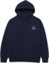 HUF Heren Navy Hoodie met Logo Borduursel Blue Heren - Thumbnail 1