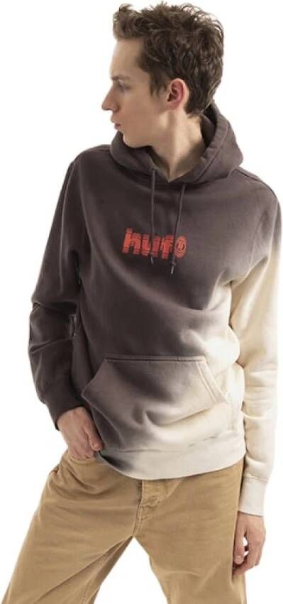 HUF Hoodies Bruin Heren