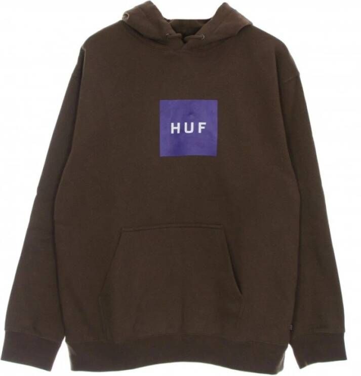 HUF Hoodies Bruin Heren