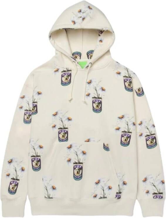 HUF Hoodie White Heren