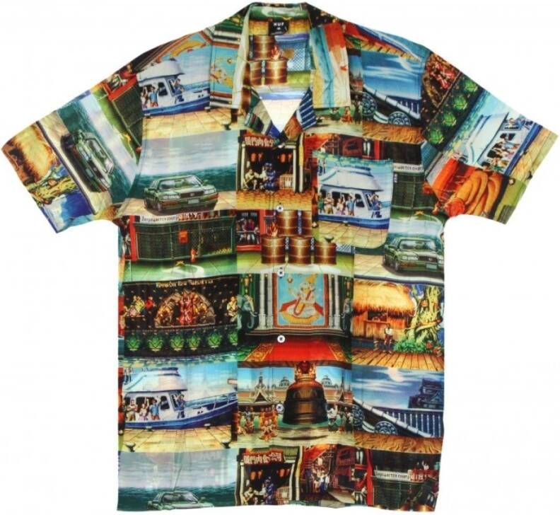 HUF Shirts met korte mouwen Blauw Heren