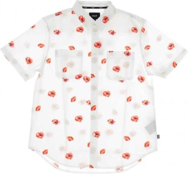 HUF Shirts met korte mouwen Wit Heren