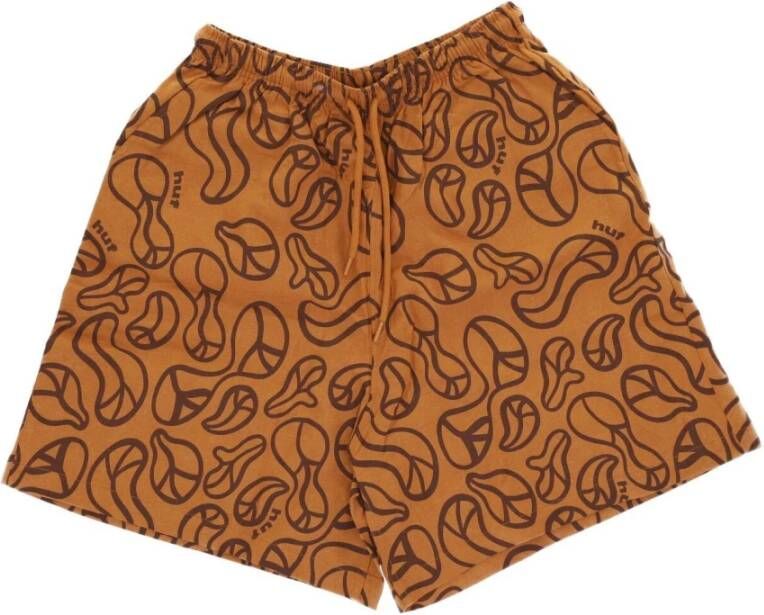 HUF Short Shorts Oranje Dames