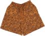 HUF Short Shorts Oranje Dames - Thumbnail 1