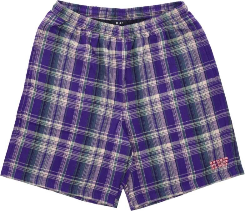 HUF Short Shorts Purple Heren