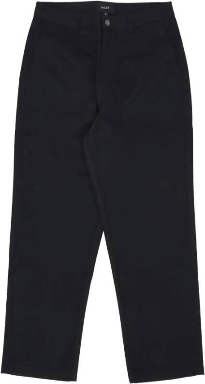 HUF Straight Trousers Zwart Heren
