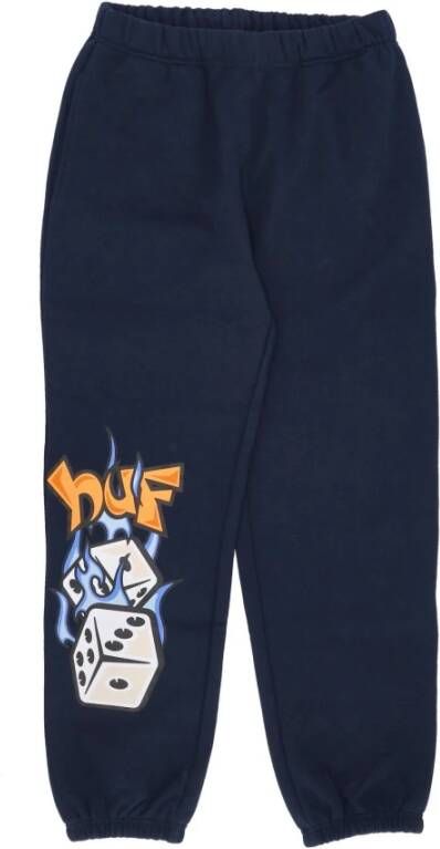 HUF Sweatpants Blauw Heren