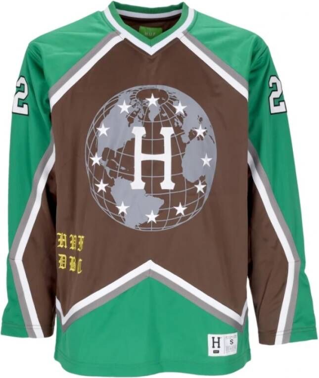HUF Sweatshirt Bruin Heren