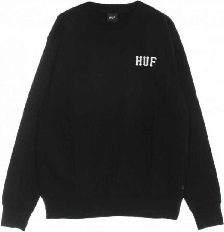 HUF Sweatshirt Zwart Heren