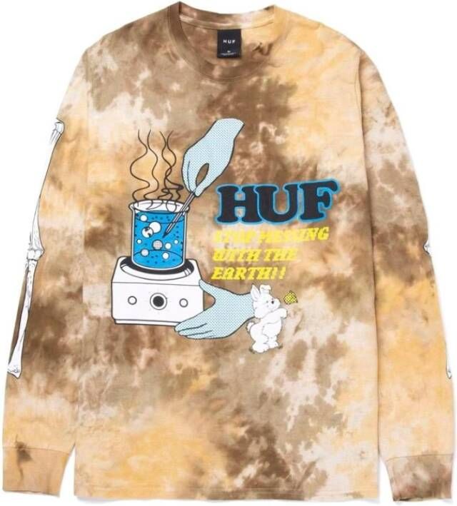 HUF Sweatshirts Bruin Heren