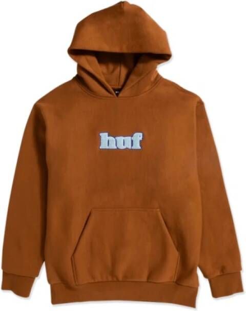HUF Sweatshirts & Hoodies Bruin Heren