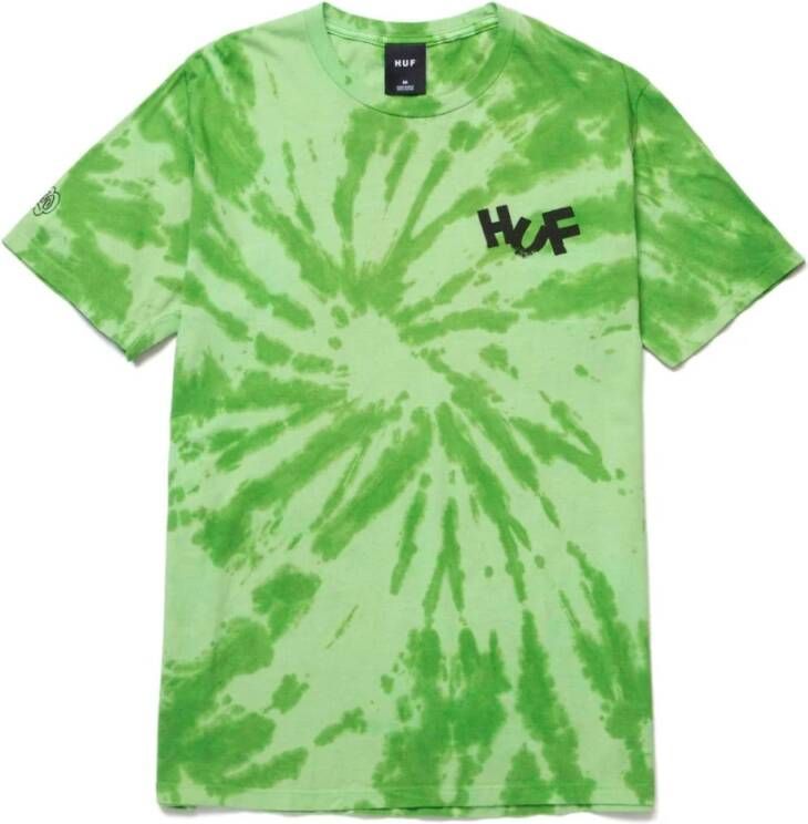 HUF T-shirts Groen Heren