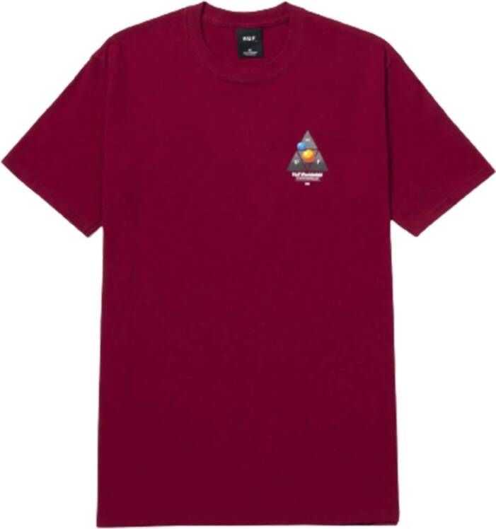 HUF Triple Triangle Tee Cardinal T-shirt Red Heren