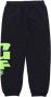 HUF Zwarte Fleece Sweatpants Elastische Taille Black Heren - Thumbnail 1
