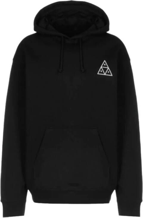 HUF Triple Triangle Pullover Hoodie Black Heren