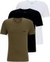 Hugo Boss 3-Pack Katoenen Jersey Logo Intieme T-Shirts Meerkleurig Heren - Thumbnail 2