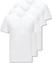 Boss Katoenen T-shirts 3-pack Regular Fit V-hals Logo Borduursel White Heren - Thumbnail 2