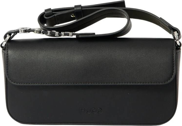 HUGO Hobo bags Mel Long Sh. Bag 10203059 01 in zwart